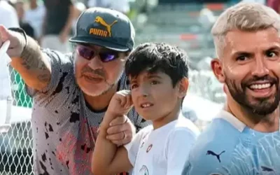Maradona'nın torunu Sergio Agüero'nun oğlu Benjamin Agüero Tigre'ye transfer oldu