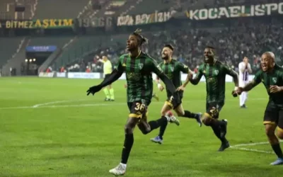 Kocaelispor uzatmalarda 3 puanı aldı