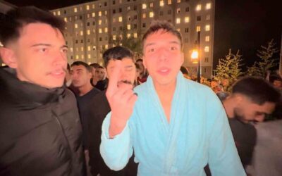 Duş alamayan öğrenciler Edirne Belediyesi’ni protesto etti